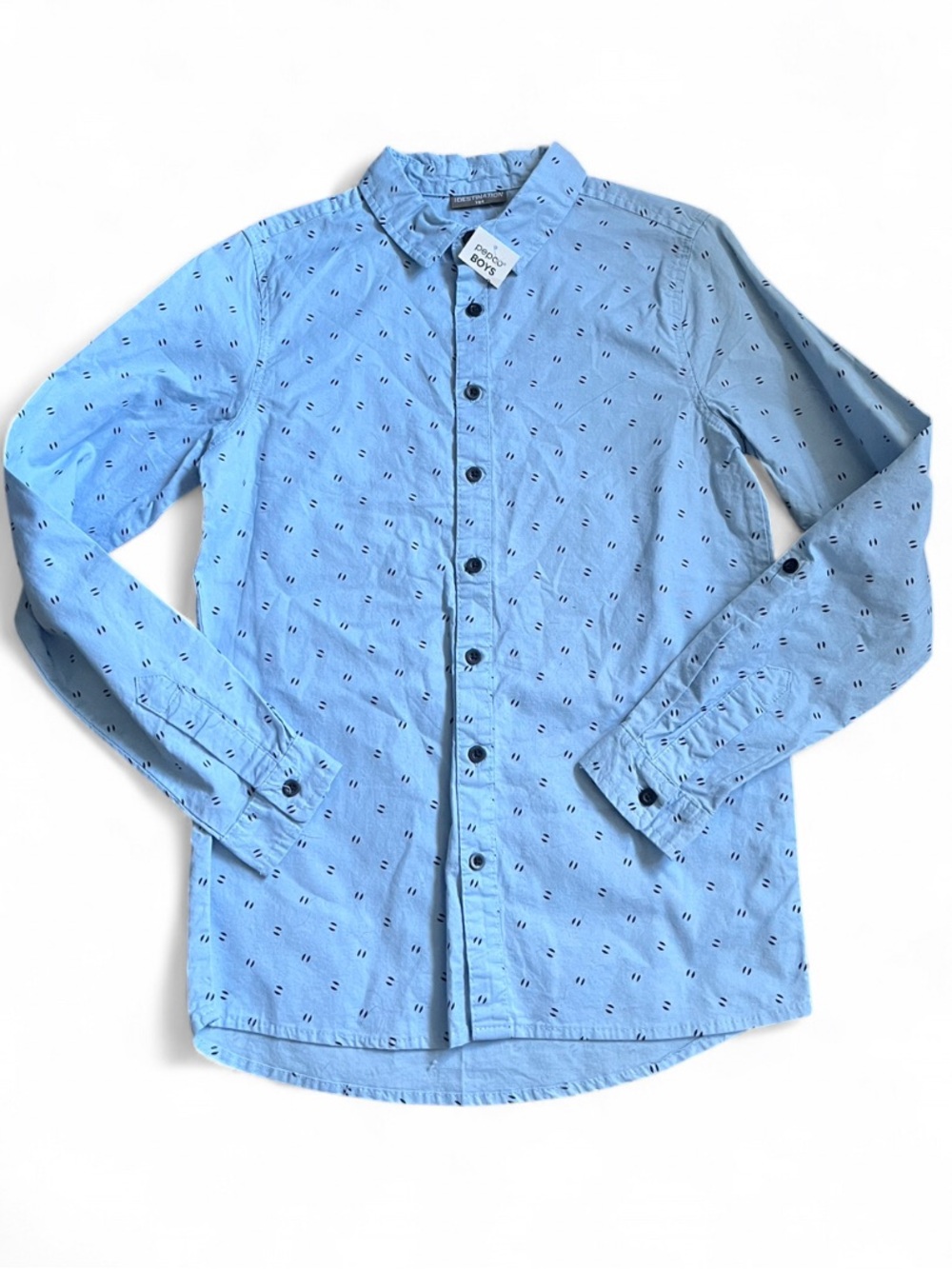 Destination Boys Button Down Shirt Size 164 (12yo)